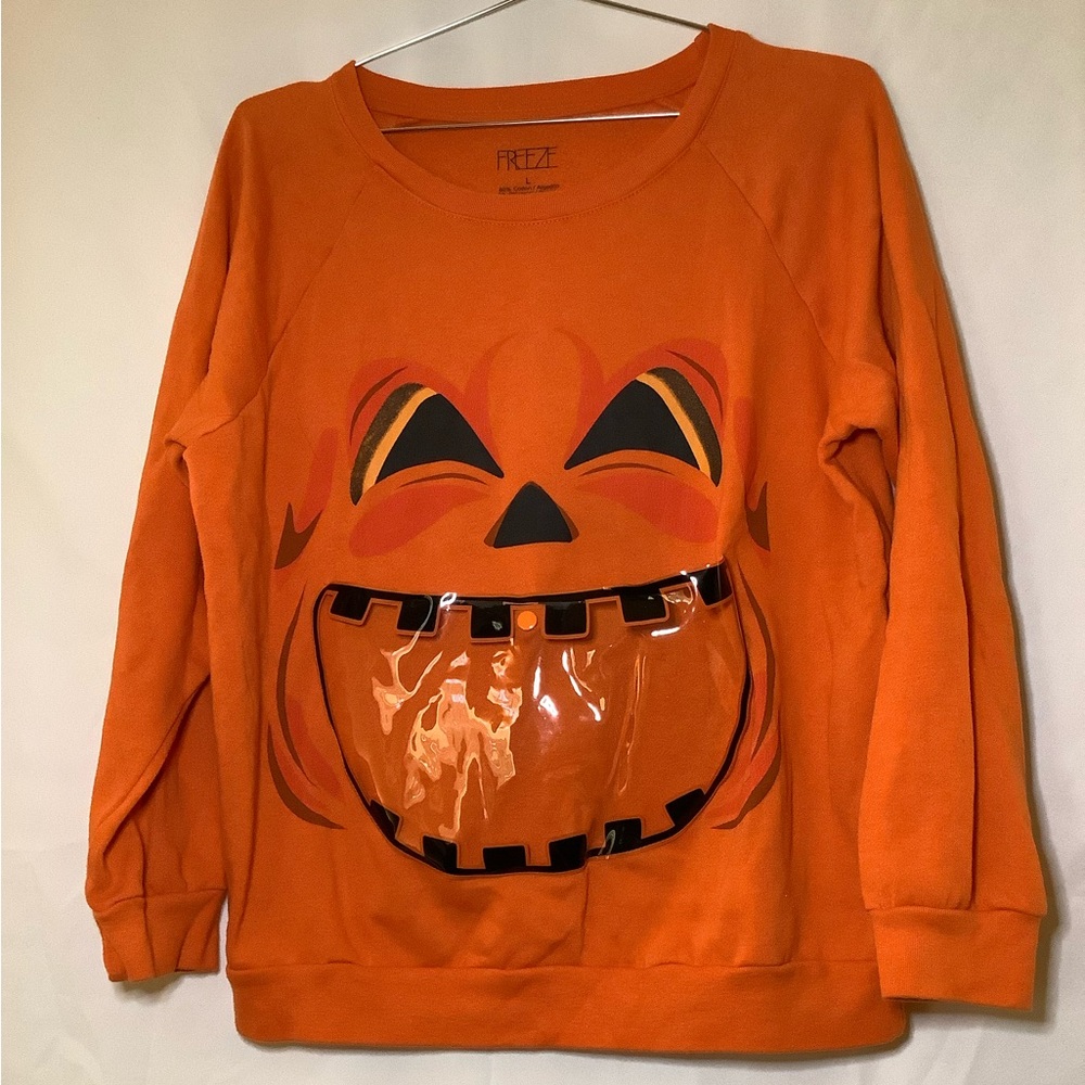 Freeze Halloween Pumpkin Sweatshirt - Orange